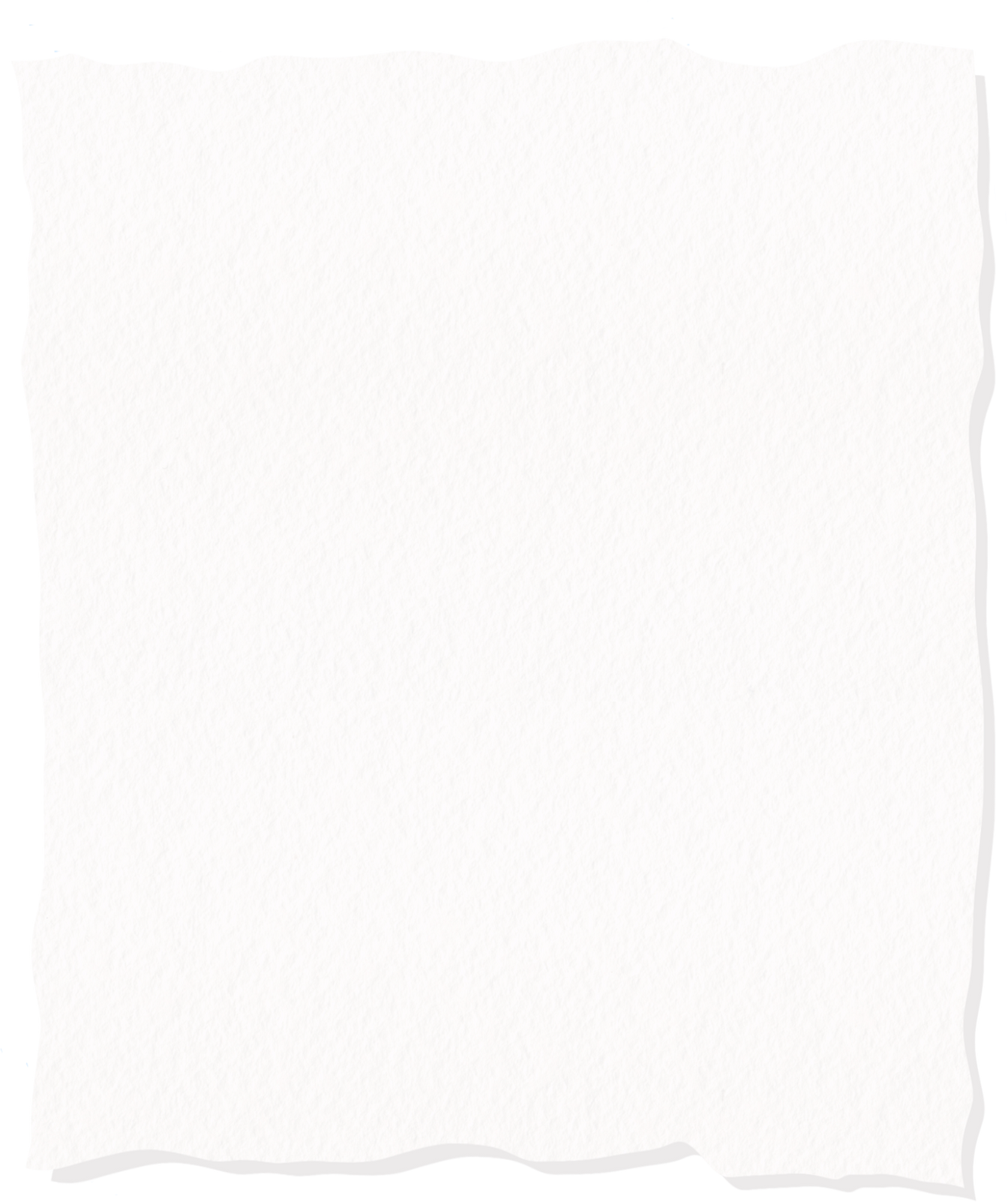 Simple White Note Paper Element