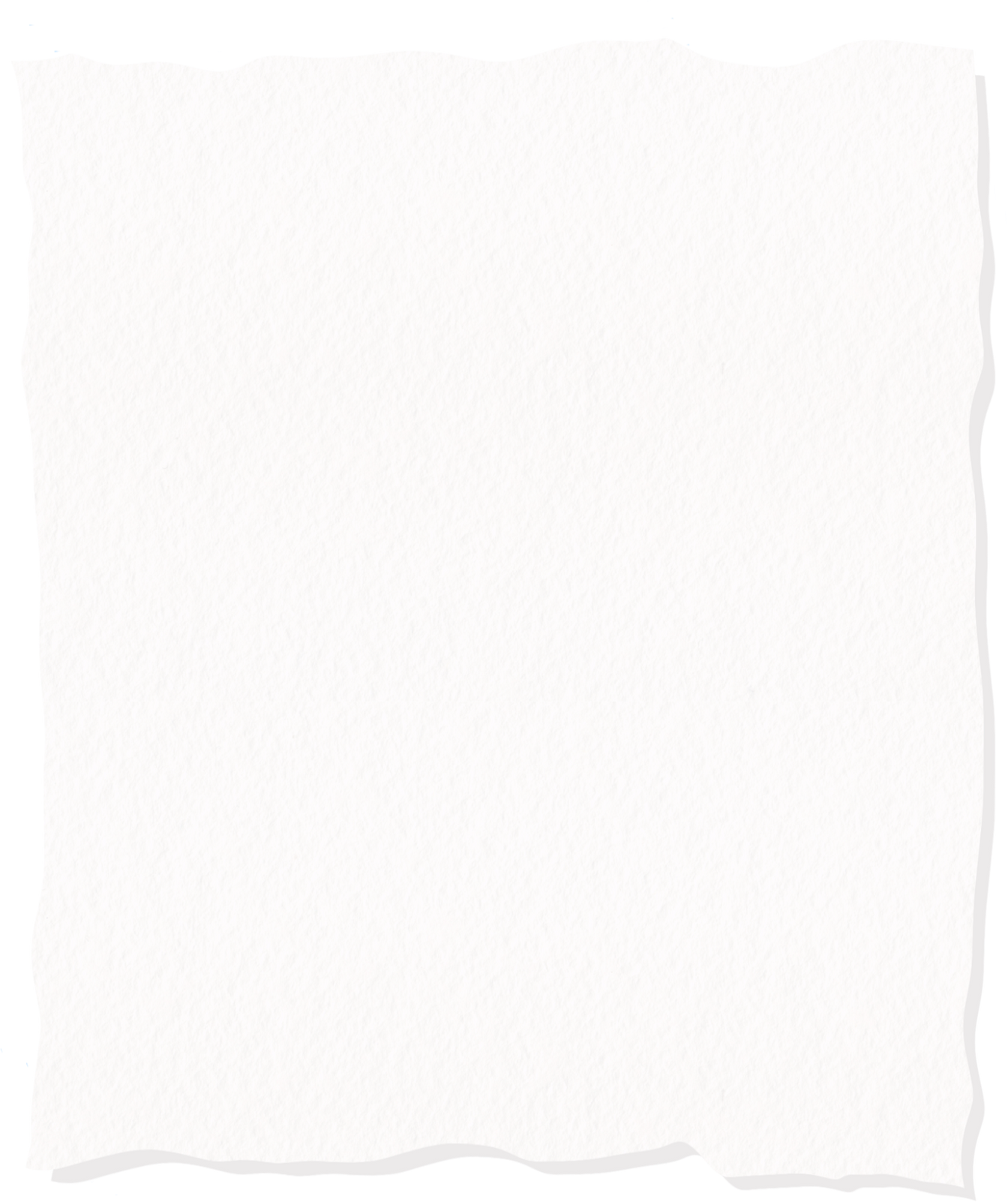 Simple White Note Paper Element